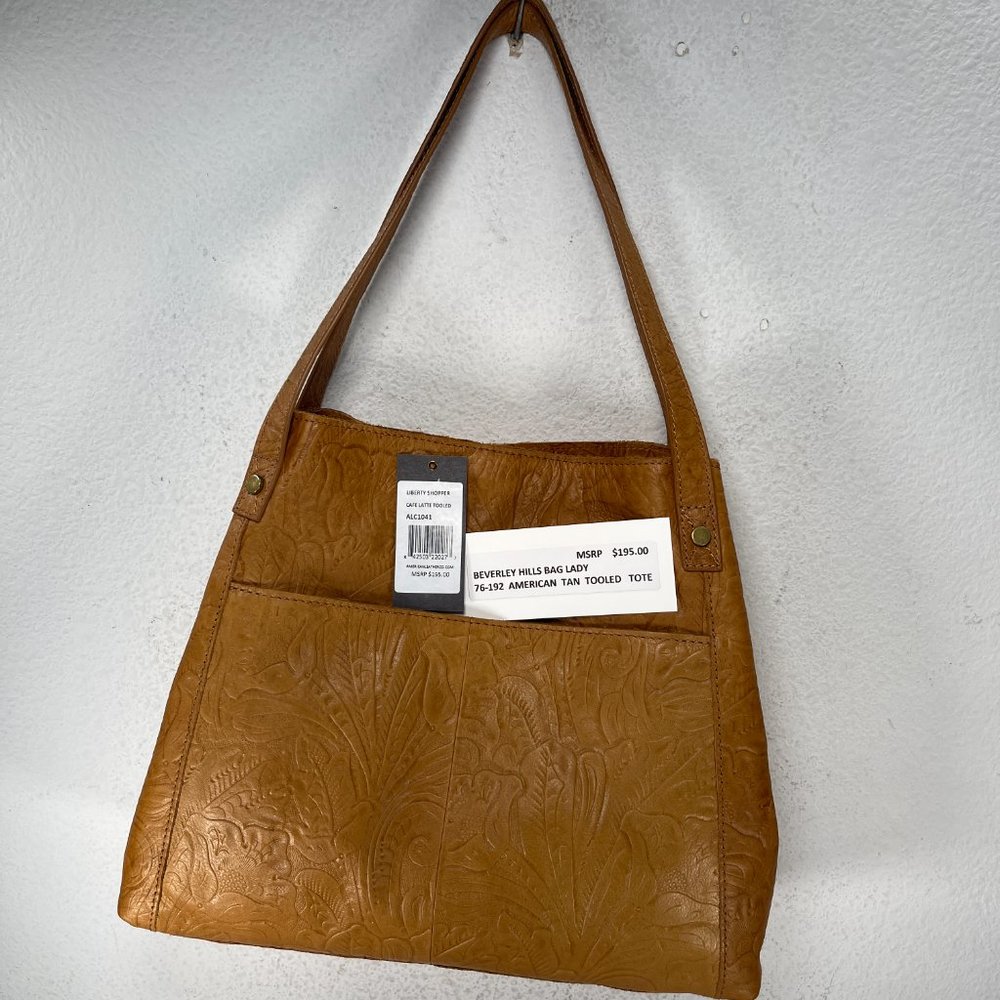 AMERICAN LEATHER -NWT $  195.00                      TOOK 4 WEEKS TO HAND TOOL !